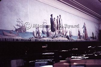 Melbourne Office Passenger Dept. mural. C1959